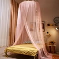 thumbnail image 1 of Mosquitera para nios con dosel para niñas, crea un ambiente acogedor con tela de malla ultra densa, instalácico sin taladro, perfecta para cama, hamaca, rincón de lectura,, 1 of 6
