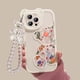 thumbnail image 4 of Bear Ears Flower Lente Todo Incluido Silicona Transparente Carcasa Para iPhone 14 Pro Max 13 12 11 X Xr Xs SE 2020 8 7 6 6s Plus Blue-Griy Phone C, 4 of 4