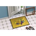 thumbnail image 2 of Carolines Treasures 8577JMAT 24 x 36 In. Tropical Fish on Mustard Indoor or Outdoor Mat, 2 of 4