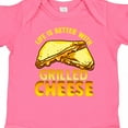 thumbnail image 4 of Inktastic Life is Better with Grilled Cheese Boys or Girls Baby Bodysuit, 4 of 5