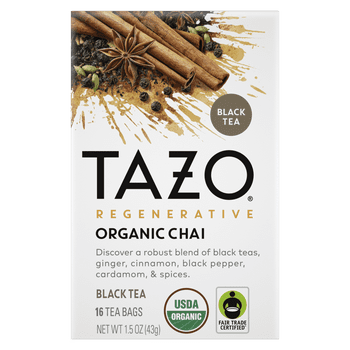 TAZO Tea Bag Regenerative  Chai 16 Count Box