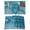 CadetBlue, variant on Placemats Set of 8, Navy Blue Coastal Woven Placemat, Linen Place Mats for Kitchen/Dining Tables, Starfish Coral Summer Beach Ocean Washable Table Mats for Party