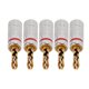 thumbnail image 1 of Conector banana sin soldadura, 5 piezas J.10054 Conector banana dentado Conector banana dentado Conector banana chapado en oro Funcionalidad versátil, 1 of 14