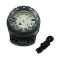 thumbnail image 1 of Underwater Navigation Compass, Clear Scale, 50m Dive Depth, Fluorescent Dial for Camping Diving, Elastic Cord, Black, 1 of 7