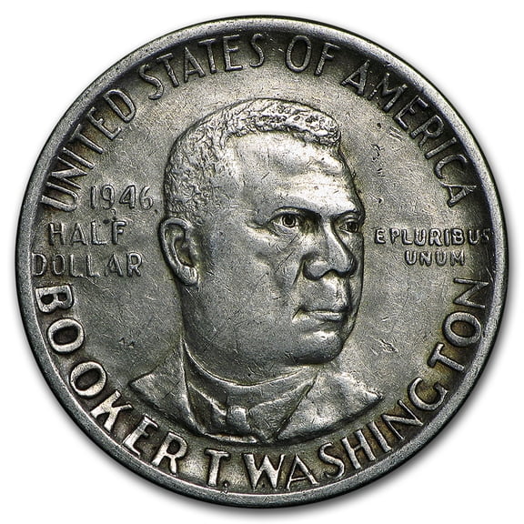 1946-51 P, D or S Booker T. Washington Half Avg Circ