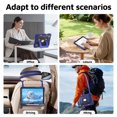 thumbnail image 4 of Case for iPad 11th/10th Gen 11/10.9 inch 2025/2022, Military Grade Shockproof Cases with Pencil Holder Shoulder Strap Screen Protector, Navy Black, 4 of 8