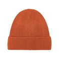 thumbnail image 7 of HomeDM Unisex Beanie - Orange Slouchy Beanie Hat for Men Women Solid Color Winter Outdoor Warm Knit Caps Soft Ski Hat, 7 of 7