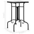 thumbnail image 2 of vidaXL Mosaic Side Table Black and White Ceramic, 46711, 2 of 7