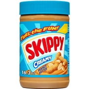 SKIPPY Peanut Butter, Creamy, Plastic Jar 16.3 oz