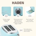 thumbnail image 3 of Haden Heritage 12 Cup Programmable Coffee Maker with Toaster, Turquoise, 3 of 10