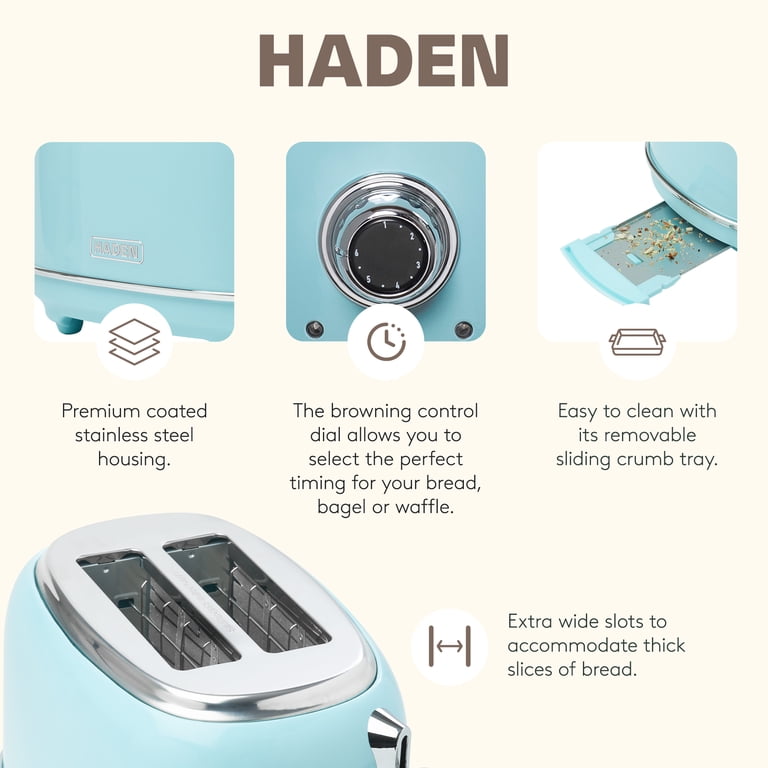 Haden Heritage Retro 12 Cup Electric Coffee Maker and Toaster