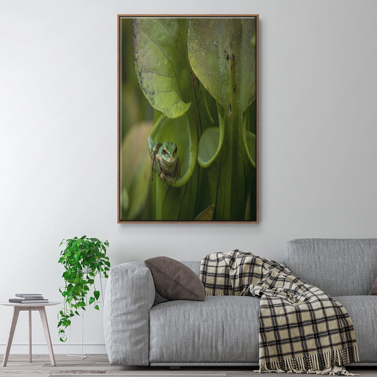 Arboreal Refuge Framed Premium Gallery Wrapped Canvas - Ready to Hang