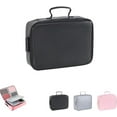 thumbnail image 1 of Fireproof Keepsake Box with Lock,Document Storage Safe Box, Fireproof and Waterproof Document Storage Box for Documents, Letters, Passports, And Cards(Black), 1 of 7