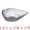 Grey, variant on Unique Bargains Elegant Glass Teardrop Decorative Bowl Clear Gold Edge 6.5" x 2" x 2"