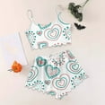 thumbnail image 2 of asddcavvf Ensembles de Pyjama pour Femmes 2 Pcs Débardeur Sans Manches Imprimé Saint-Valentin, 2 of 4