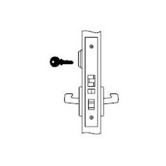 Yale LBDY8807FL626 Commercial 8807FL Function Entry Lock Body Only with Faceplate & Strike, Satin Chrome
