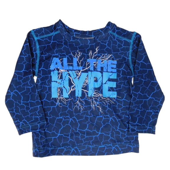 Energy Zone Infant & Toddler Boys Blue All the Hype Performance Shirt 2T