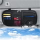 thumbnail image 1 of Organizador de cuero para interior de coche, parasol, accesorios, bolsillo de almacenamiento, funda para tarjetas, llaves, matrícula, teléfono móvil, facturas y documentos., 1 of 5