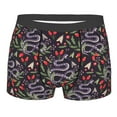 thumbnail image 4 of Goofa Snakes And Snake Fruit Printed Men's Boxer Briefs Underwear, Moisture-Wicking Underwear, Trunk,Soft and Breathable Cotton Underwear-X-Large, 4 of 9