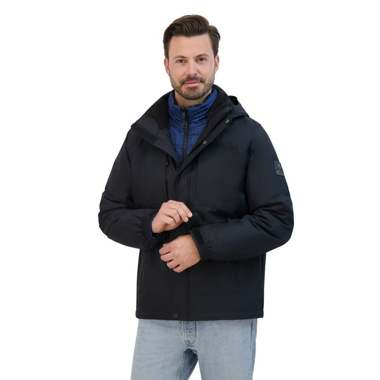 Men's ZeroXposur Grid Dobby 2-In-1 Hooded Shell with Inner Coat
