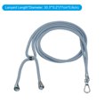thumbnail image 2 of Unique Bargains Phone Lanyard with Transparent Patch, Gray & Blue, 1 Count, 2 of 5