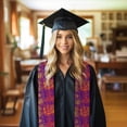 thumbnail image 6 of Kdxio Bright Textured Animal Graduation Stole Class, Graduation Sash, Unisex Adult 36" Academic Commencements-Flattened, 6 of 7