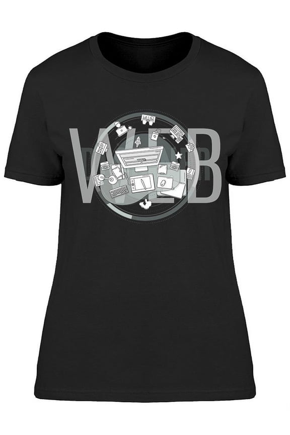 Web Designer, Logo T-Shirt Women -Image by Shutterstock, Female x-Large