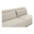 thumbnail image 6 of Moe's Home Collection June Sofa Oatmeal Fabric Sofas, 6 of 6