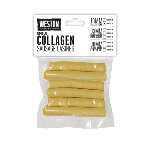 Weston Edible Collagen Sausage Casing 19mm Edible Collagen Sausage