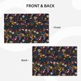 thumbnail image 3 of Placemats Set Of 4 / 6, Colorful Flowers Placemats For Dining Table Indoor/Outdoors Heat Resistant Washable Placemats 18" X 12", 3 of 8