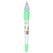 Jpgif Creative Props Christmas Tree Snowman Ballpoint Pen Luminous Santa Claus Pen