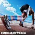 thumbnail image 2 of 3 Pairs Compression Socks for Women & Men Circulation 15-20 mmHg is Best Support for Athletic Running Cycling, 2 of 6