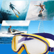 thumbnail image 5 of Máscara de buceo para niños, máscara de natación panorámica de 180°, lentes de vidrio templado antivaho, gafas de natación con cubierta para la nariz, 5 of 5
