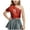 Red, variant on JoyHoop T-Shirts Kids Girls Jazz Dance Tops Fashion Children'S Clothes One Shoulder Crop Top Short Sleeve T-Shirt Dancewear