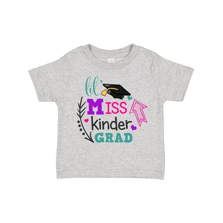 

Inktastic Lil Miss Kinder Grad with Arrows Gift Toddler Toddler Girl T-Shirt