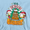 thumbnail image 2 of Garfield And Odie Christmas Tis The Season To Overeat Adult Pull-Over Hoodie, Light Blue, 3X-Large, 2 of 4