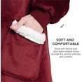 thumbnail image 3 of Couverture à Capuche - Couverture en Sherpa Polaire pour un, 3 of 5