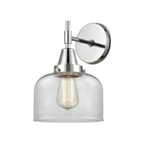 447-1W-PC-G72-Innovations Lighting-Caden - 1 Light Wall Sconce-11 Inches Tall and 8 Inches Wide-Polished Chrome Finish-Clear Glass Color