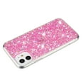 thumbnail image 3 of for iPhone 11 Glitter Case, Cute Bling Sparkle Shiny Slim Soft Silicone Reflective Clear TPU Bumper Women Girls Shockproof Protective Phone Case for iPhone 11, Pink, 3 of 6