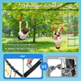 thumbnail image 5 of KloKick 65ft Ninja Warrior Obstacle Course for Kids – Outdoor Backyard Set with Swing, Ninja Rope, 11 Obstacles, Slackline, Jungle Gym for Tree Installation, 5 of 8