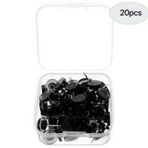 CCOCC Plastic Black Thumb Tacks 1 Box 0.06 lb