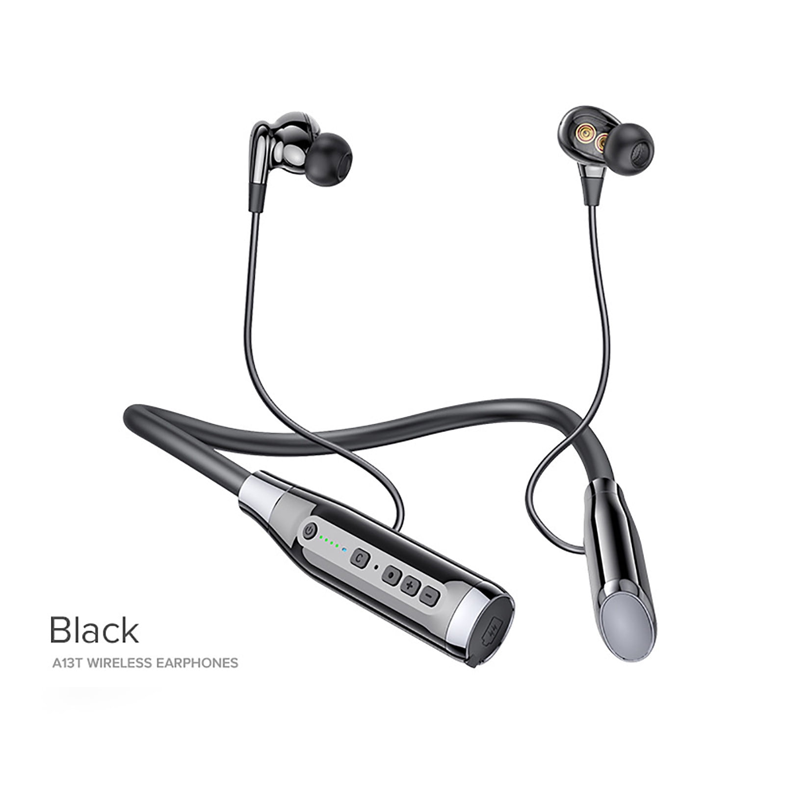 100 Hours Playtim E Bluetooth Headphones With Mic TF Card Slot Light&Comfortable Wireless Neckband Headset IPX5 Waterproof Sport Earbuds For Home Office,Wireless Headset With Microphone For Car