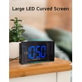 Mpow Projection Alarm Clock, Digital Clock with 180° Rotatable Projector, 3Level Brightness