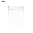 thumbnail image 2 of Cheers US 20Pcs/Set Jewelry Bag Self Seal Plastic Zipper Bag Clear PVC Rings Earrings Packing Storage Pouch Jewelry Transparent Lock Bags for Holding Jewelries, 2 of 7