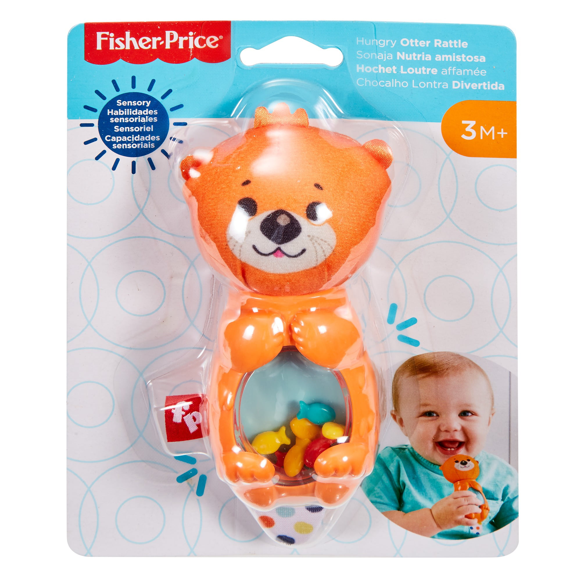Fisher-Price Hungry Otter Rattle 