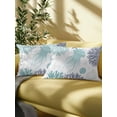 thumbnail image 5 of Outdoor Pillows Waterproof, Teal Navy Blue Coastal Bedding Throw Pillows with Insert for Couch Sofa Bed, Coral Jellyfish Nautical 12x20 Inch Pillowcases Decorative Camping Patio Pillow Set of 1, 5 of 8
