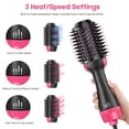 thumbnail image 4 of 3 IN 1 Hot Air Brush One Step Hair Dryer and Styler Volumizer, Blow Dryer Brush Comb Tool ,Beauty Multi-functional Salon Negative Ion Hair Straightener & Curly Hair Comb, 4 of 4