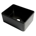thumbnail image 5 of Black Matte Smooth Apron 24" x 18" Single Bowl Fireclay Farm Sink, 5 of 9