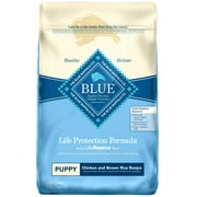 Blue Buffalo Life Protection Formula Puppy Dog Food  Natural Dry Dog Food for Puppies  Chicken and Brown Rice  30 lb. Bag
