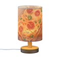 thumbnail image 2 of Flatbread Table Lamp for Desk Nightstand Lamp with USB Modern Gifts for Bedroom Living Room Kids Room, 2 of 7